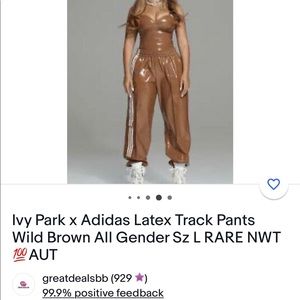 Ivey Park X Adidas latex track pants